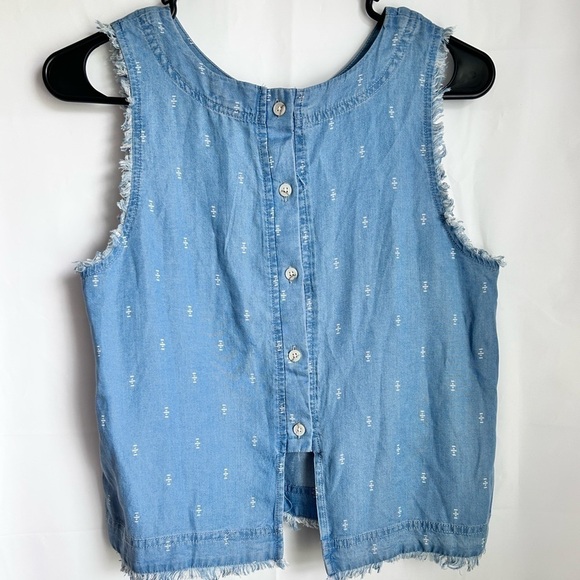 NWT Thread & Supply Chambray Haven Tank Sleeveless Blouse- Size Small - Picture 2 of 7